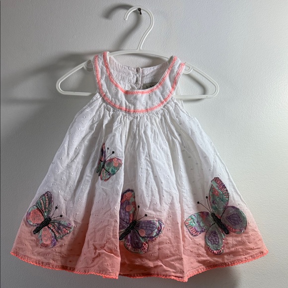 NEXT UK Beautiful Butterfly Dress, 12-18M, PRELOVED - Picture 1 of 6